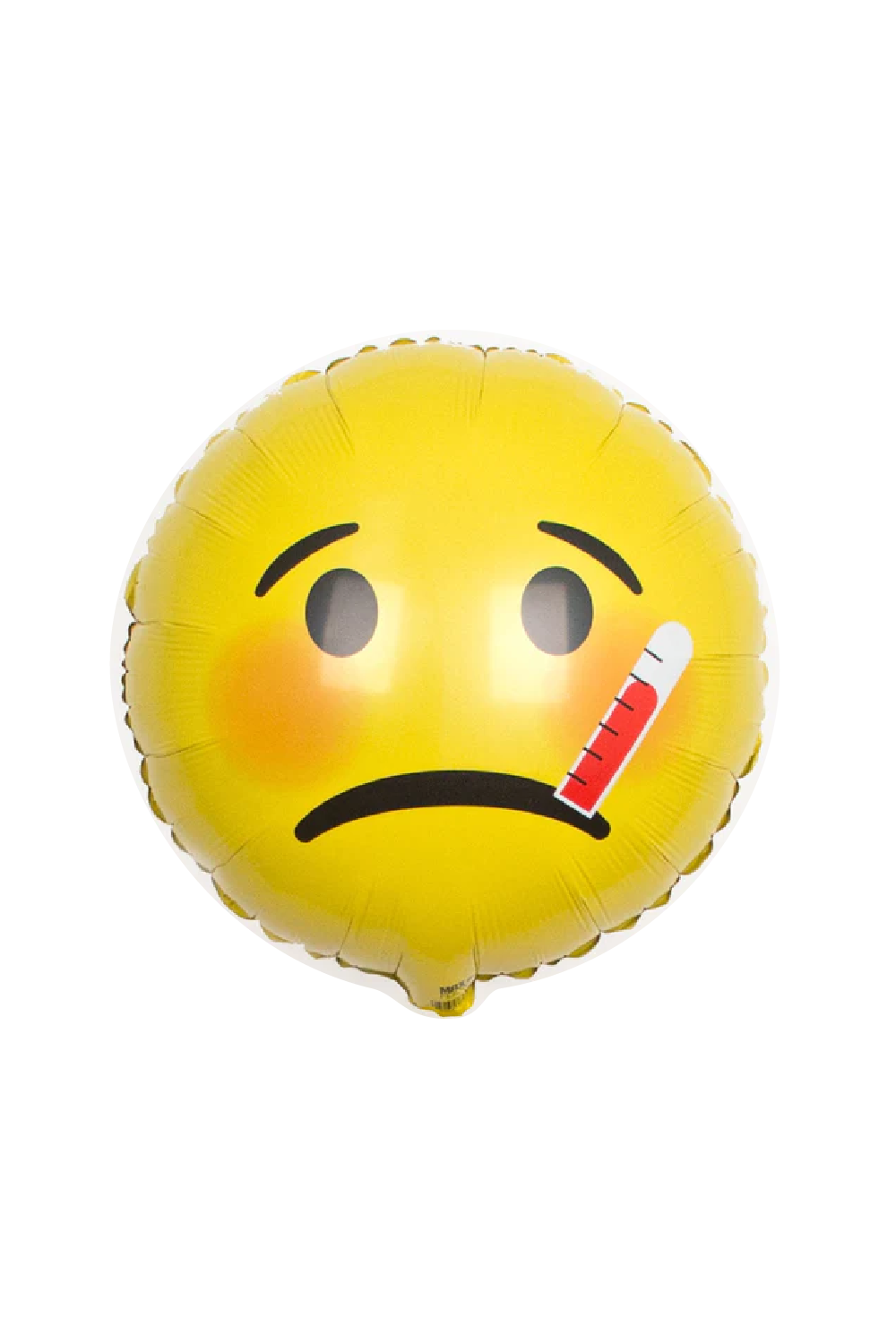 GLOBO DE EMOJI ENFERMO CON TERMÓMETRO