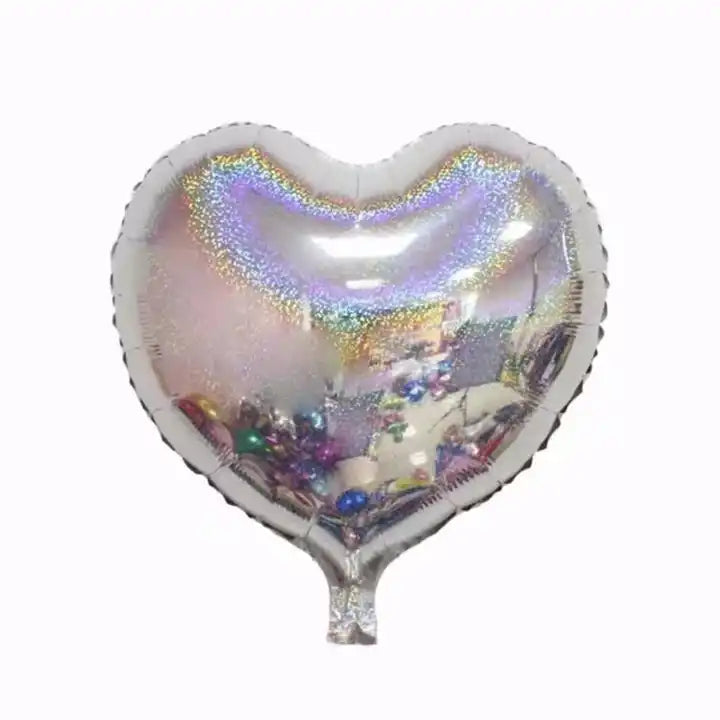 GLOBO METÁLICO CORAZÓN TORNASOL