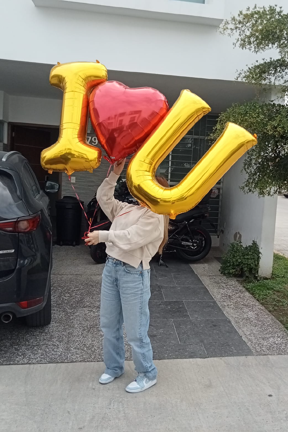 GLOBOS METÁLICOS I LOVE U