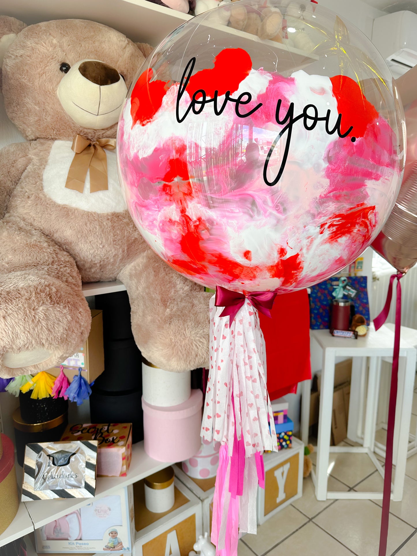 Globo Burbuja Love You