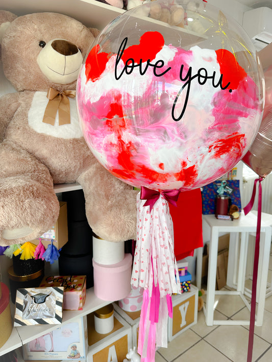 Globo Burbuja Love You