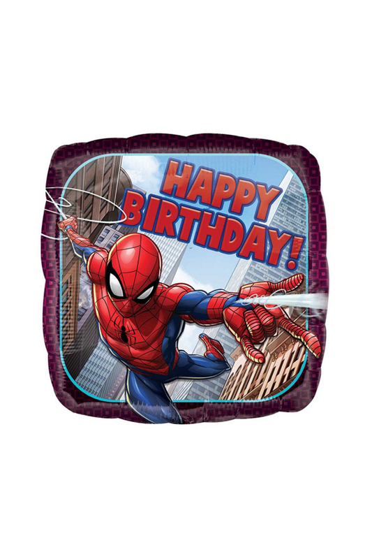 GLOBO DE SPIDERMAN HAPPY BIRTHDAY